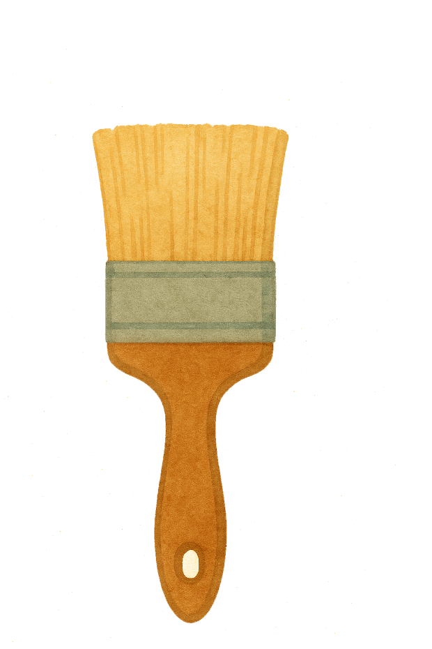 刷毛のイラスト