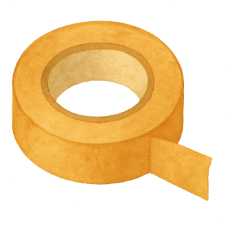 マスキングテープのイラスト